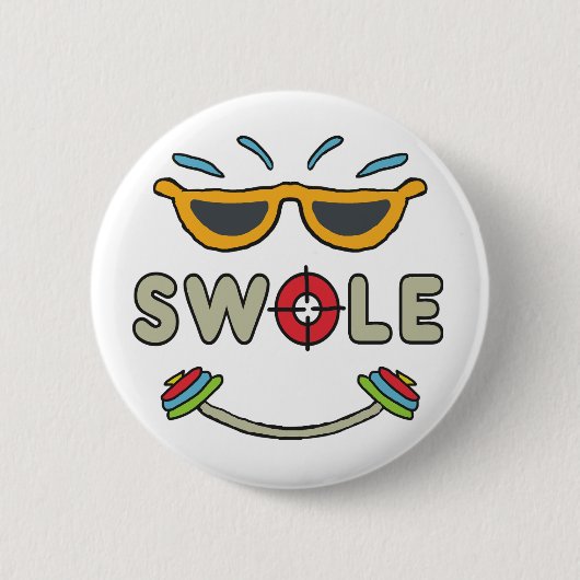 Badge Rond 5 Cm Bodybuilding (Devant)
