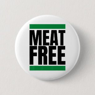 Badge Rond 5 Cm Bodybuilding végan sans viande Végan Straight Edge