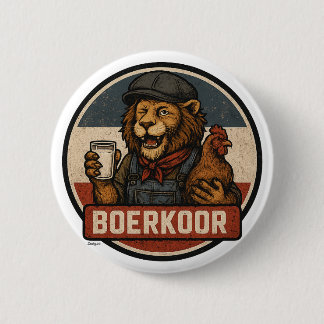 Badge Rond 5 Cm Boerkoor – Fierté de la terre