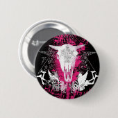 Badge Rond 5 Cm Boeuf de vaudou (Devant & derrière)