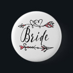 Badge Rond 5 Cm Boho Bride Leader de la Flèche de la tribu des mar<br><div class="desc">Obtenez ce bouton Bride et épinglez-le sur n'importe quoi. Vous êtes le chef de la tribu des mariées,  alors vous pourriez aussi bien le montrer.</div>