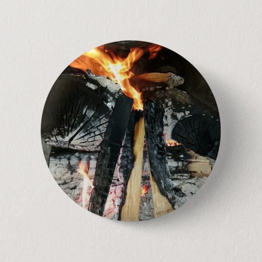 Badge Rond 5 Cm Bois (Devant)