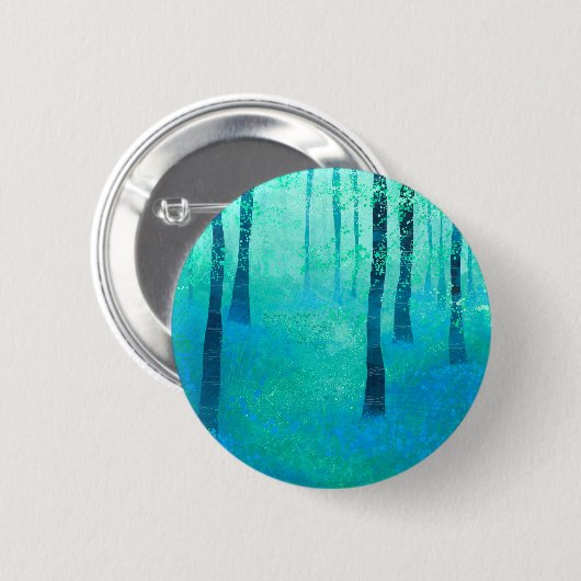 Badge Rond 5 Cm Bois aux jacinthes (Devant & derrière)