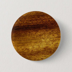 Badge Rond 5 Cm Bois de teck