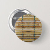 Badge Rond 5 Cm Bois d'époque en bois (Devant & derrière)