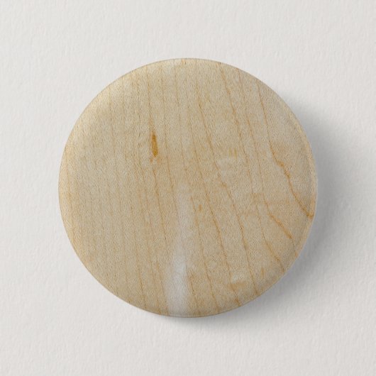 Badge Rond 5 Cm Bois érable (Devant)
