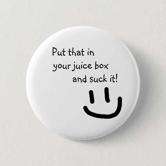 Badge Rond 5 Cm Boîte à jus (Devant)