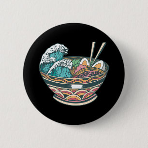 Badge Rond 5 Cm Bol de Ramen