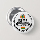 Badge Rond 5 Cm Bolivie (Devant & derrière)