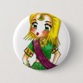 Badge Rond 5 Cm Bollywood - Gema (Devant)