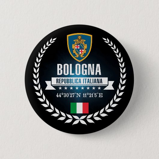 Badge Rond 5 Cm Bologne (Devant)