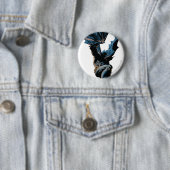 Badge Rond 5 Cm Bombardement de Batman (En situation)