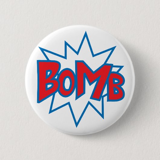 Badge Rond 5 Cm Bombe (Devant)
