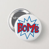 Badge Rond 5 Cm Bombe (Devant & derrière)