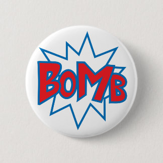 Badge Rond 5 Cm Bombe