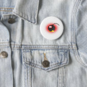 Badge Rond 5 Cm BombOrdinateurVirus (En situation)