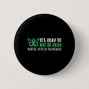 Badge Rond 5 Cm Bon À Ne Pas Être D'Accord Le Ruban Sensibilisatio