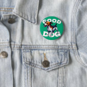 Badge Rond 5 Cm Bon Chien (En situation)