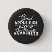 Badge Rond 5 Cm Bon devis Apple Pies (Devant)