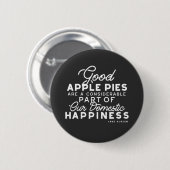 Badge Rond 5 Cm Bon devis Apple Pies (Devant & derrière)