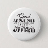 Badge Rond 5 Cm Bon devis Apple Pies (Devant)