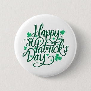 Badge Rond 5 Cm Bon Jour de la Saint Patrick