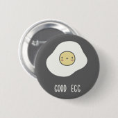 Badge Rond 5 Cm Bon oeuf (Devant & derrière)