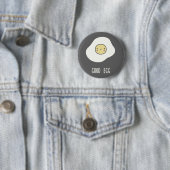 Badge Rond 5 Cm Bon oeuf (En situation)
