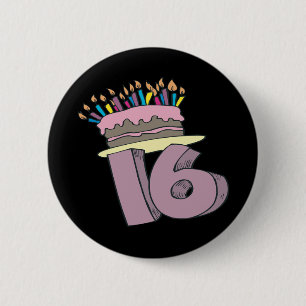 Badge Rond 5 Cm Bonbon 16