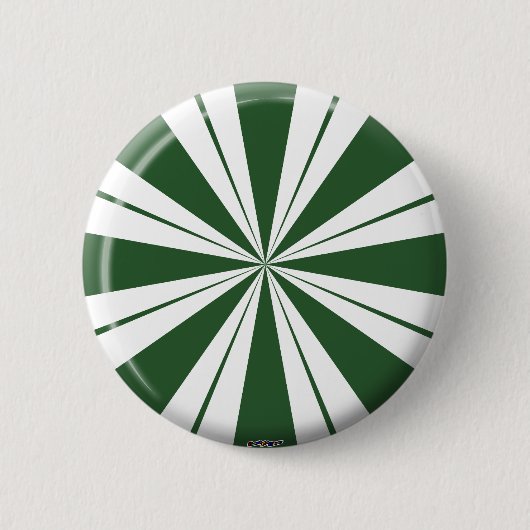 Badge Rond 5 Cm Bonbons à la menthe (Devant)