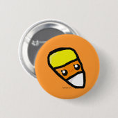 Badge Rond 5 Cm Bonbons au maïs (Devant & derrière)