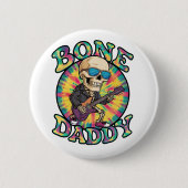 Badge Rond 5 Cm Bone Daddy (Devant)