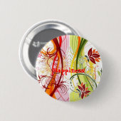 Badge Rond 5 Cm Bonheur ! (Devant & derrière)