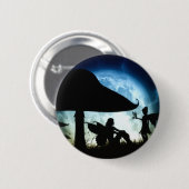 Badge Rond 5 Cm Bonheur (Devant & derrière)