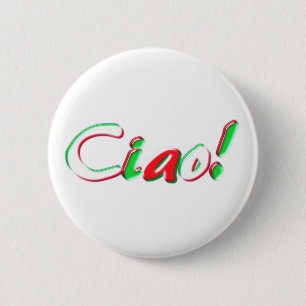 Badge Rond 5 Cm Bonjour