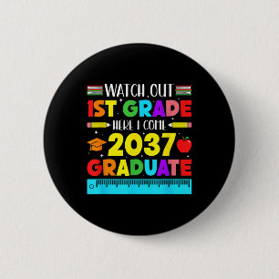 Badge Rond 5 Cm Bonjour 1ère année Future Graduate Graduate Cl Of