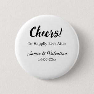 Badge Rond 5 Cm Bonjour à tous heureux après ajouter la date du no