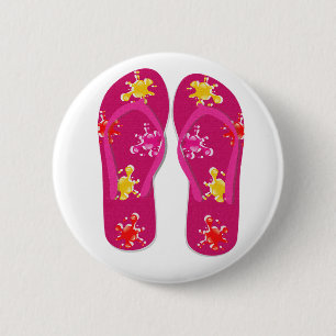 Badge Rond 5 Cm Bonjour bascules électroniques