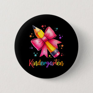 Badge Rond 5 Cm Bonjour Équipe De Maternelle Crayon Mignon Profess