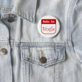 Badge Rond 5 Cm Bonjour, je suis bouton simple (En situation)