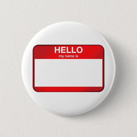 Badge Rond 5 Cm Bonjour mon nom est… (Devant)