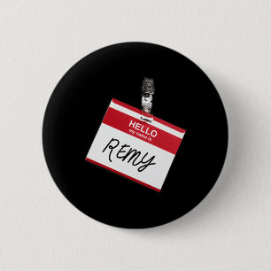 Badge Rond 5 Cm Bonjour Mon Nom Est Remy Drôle Halloween Nom Balis