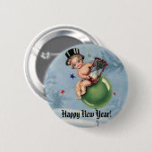 Badge Rond 5 Cm Bonne année ! (Devant & derrière)