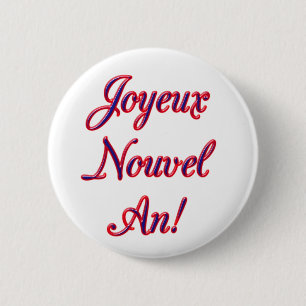 Badge Rond 5 Cm Bonne année