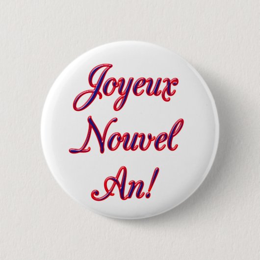 Badge Rond 5 Cm Bonne année (Devant)