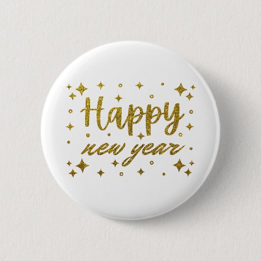 Badge Rond 5 Cm Bonne année (Devant)