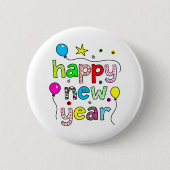 Badge Rond 5 Cm Bonne année (Devant)