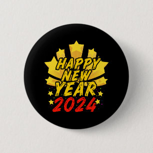 Badge Rond 5 Cm Bonne année 2024