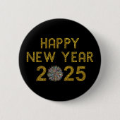 Badge Rond 5 Cm Bonne année 2025 (Devant)