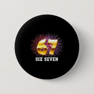 Badge Rond 5 Cm Bonne année 2026 Soirée du Nouvel An 67 Six Se